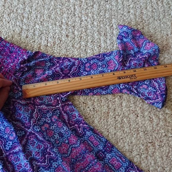 Cabana Life Carolina Off-The-Shoulder dress Elegant Purple Dress size M - Picture 10 of 13